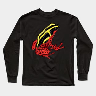 Artwork of a Poison Dart Frog XIII Long Sleeve T-Shirt